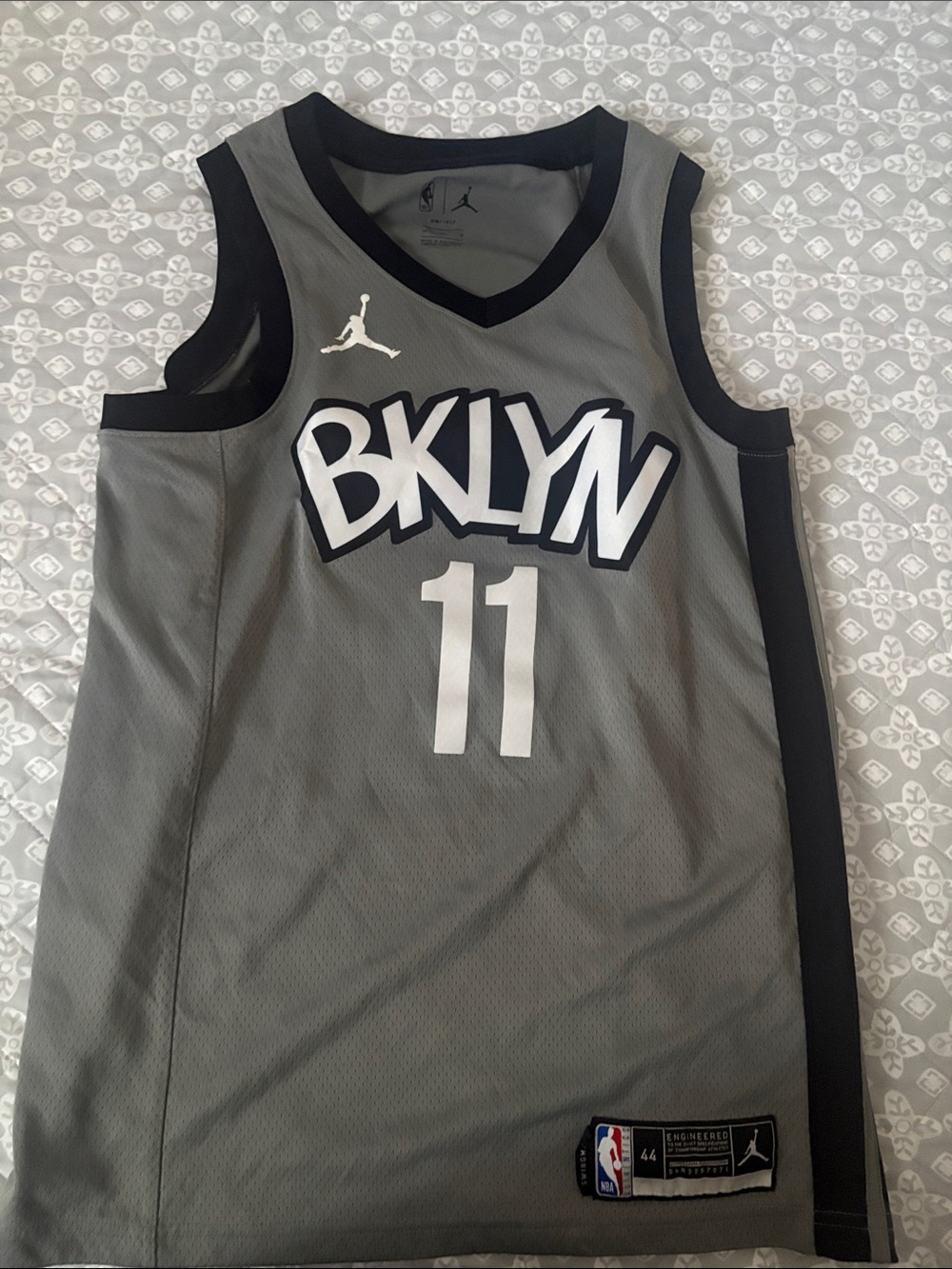 Jordan Gray BKLYN #11 Basketball Jersey with Black Trim